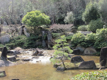 モリコロパーク日本庭園・池１.JPG